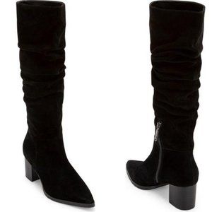 Blondo Tallis Knee High Suede Slouch Boots 8